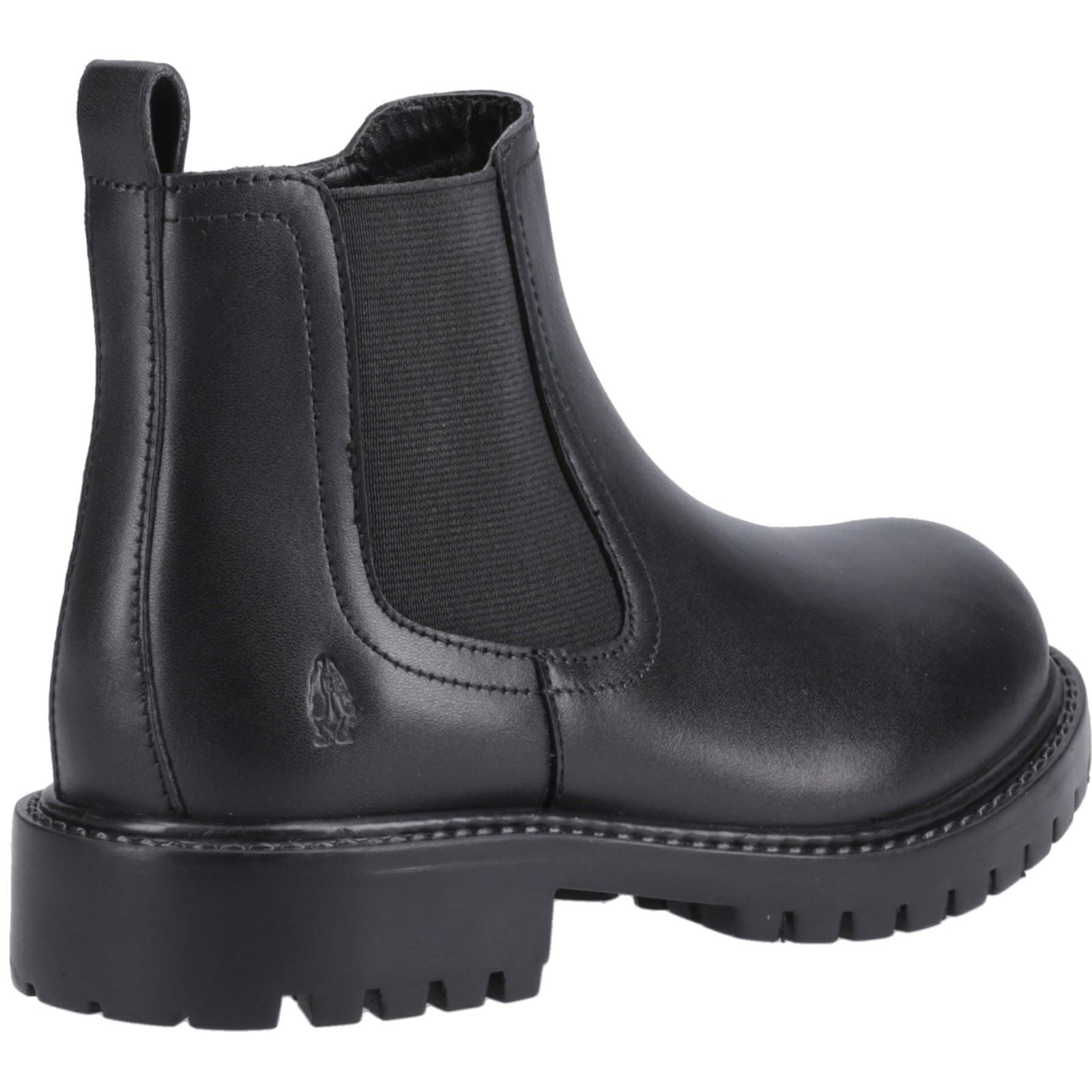 Hush Puppies Ariella Chelsea Leather Girls's Black Boots