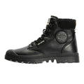 Palladium Pampa HI Snow Warm Leather Women's Black Boots