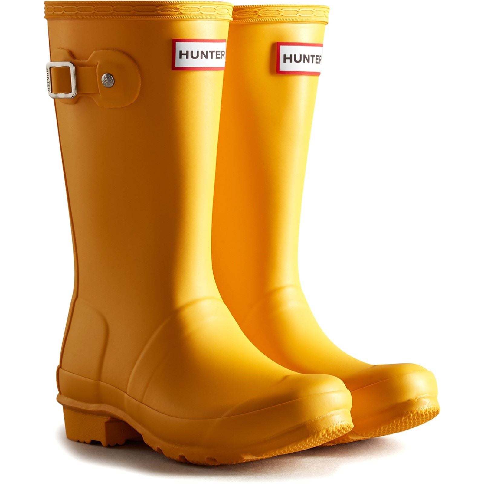Hunter Junior Originals Boot Rubber Kid's Hunter Yellow Wellington Boots