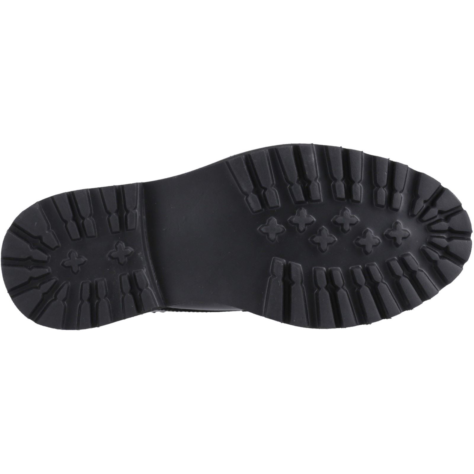 Hush Puppies Gabi Lace Up Leather Girls's Black Brogues