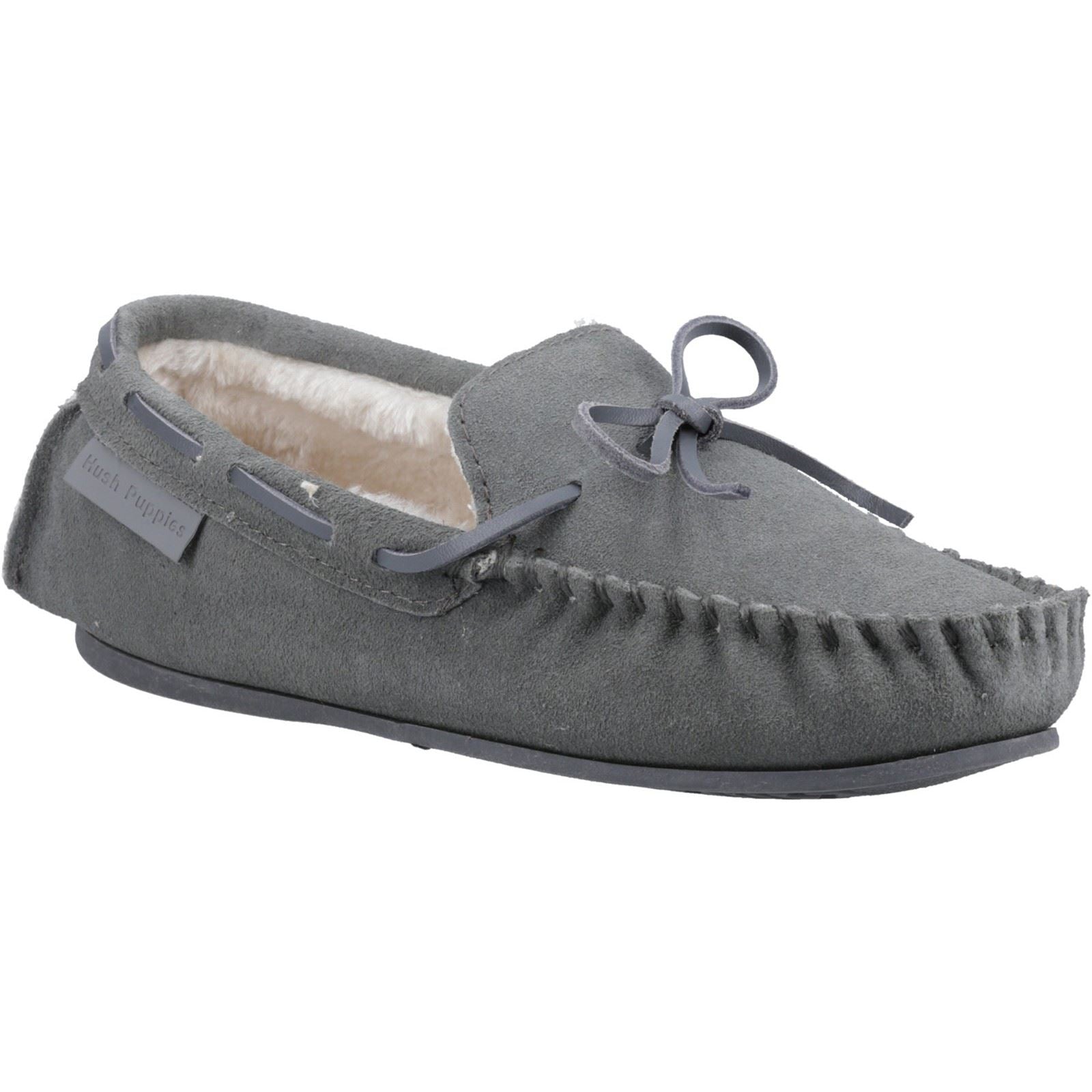 Hush Puppies Allie Suede Women's Grey Slippers
