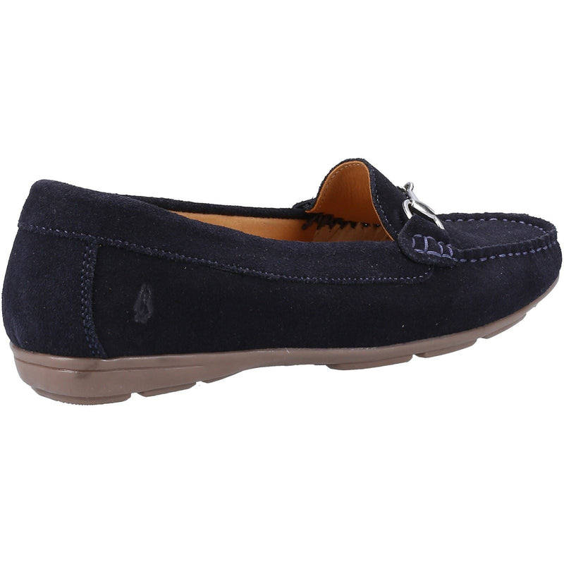 Hush Puppies Molly Snaffle Suede Women's Navy Loafers