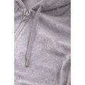 Juicy Couture Robertson Classic Jacket Synthetic Women's Silver Hooded Sweatshirt
