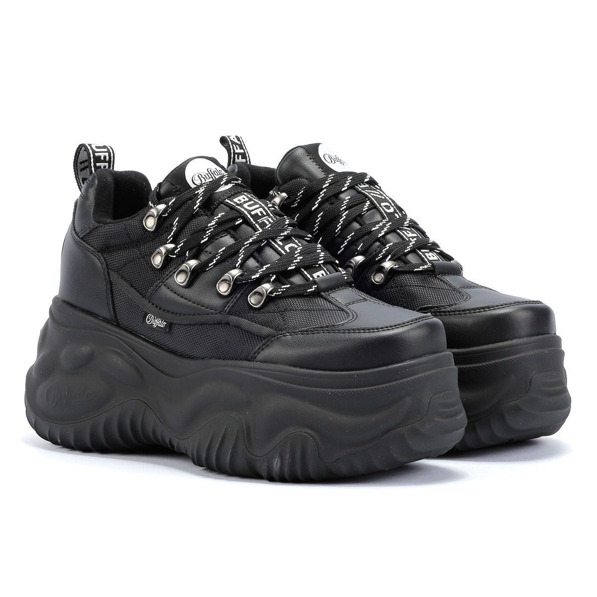 Buffalo Blade Hike Lo Women's Black Sneakers