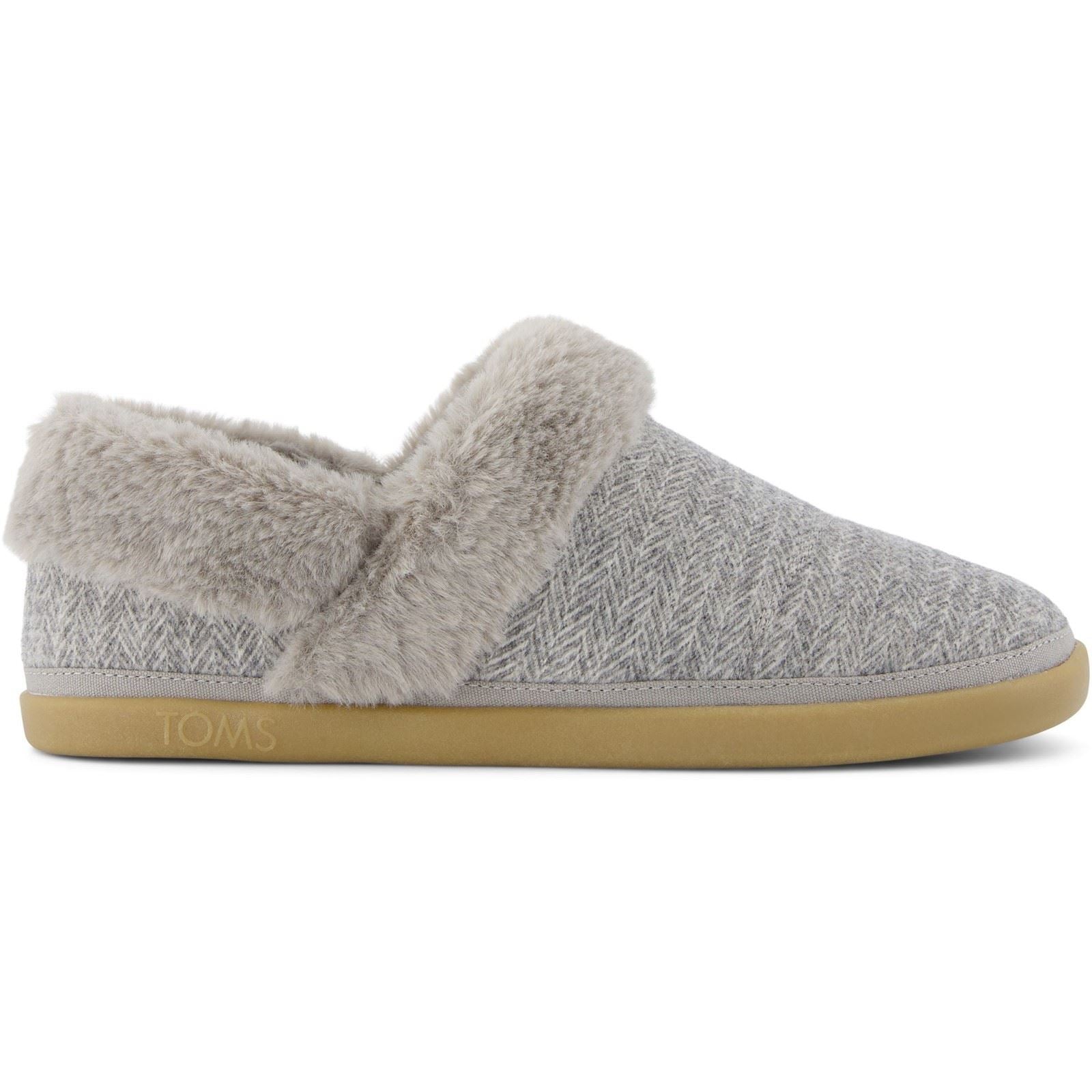 TOMS Oslo Synthetic Women's Grey Slippers