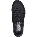 Skechers Breathe-Easy - Roll-With-Me Textile Women's Black Sneakers