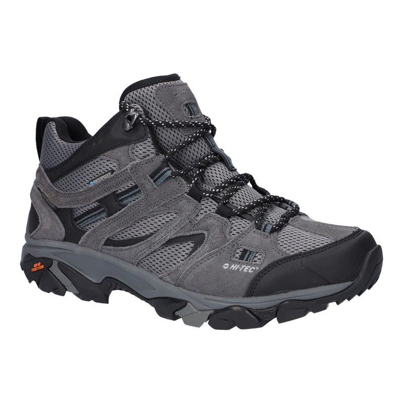 Hi-Tec Apex Lite Mid Synthetic Men's Grey Hiking Boots