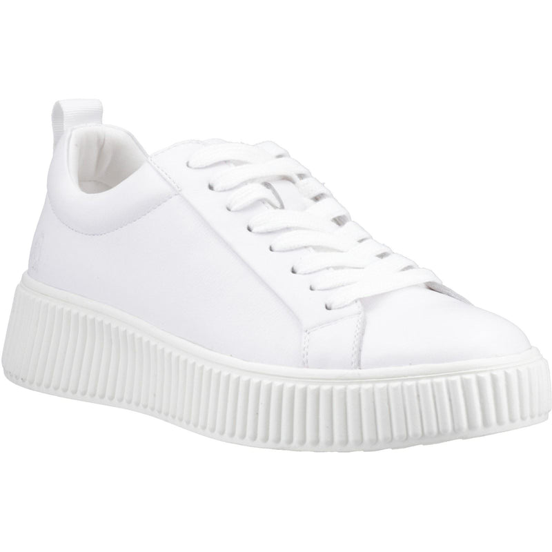 Hush Puppies Harlow Leather Women's White Sneakers
