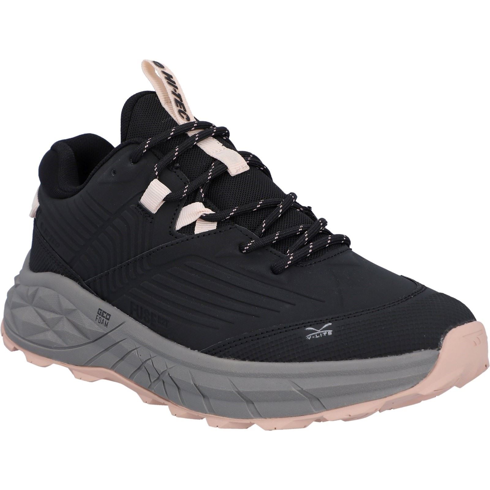 Hi-Tec Fuse Trek Synthetic Women's Black/Steeple Grey/Cameo Rose Sneakers