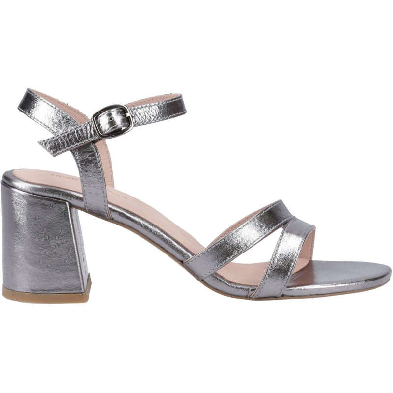 Hush Puppies Nalani Leather Women's Pewter Sandals
