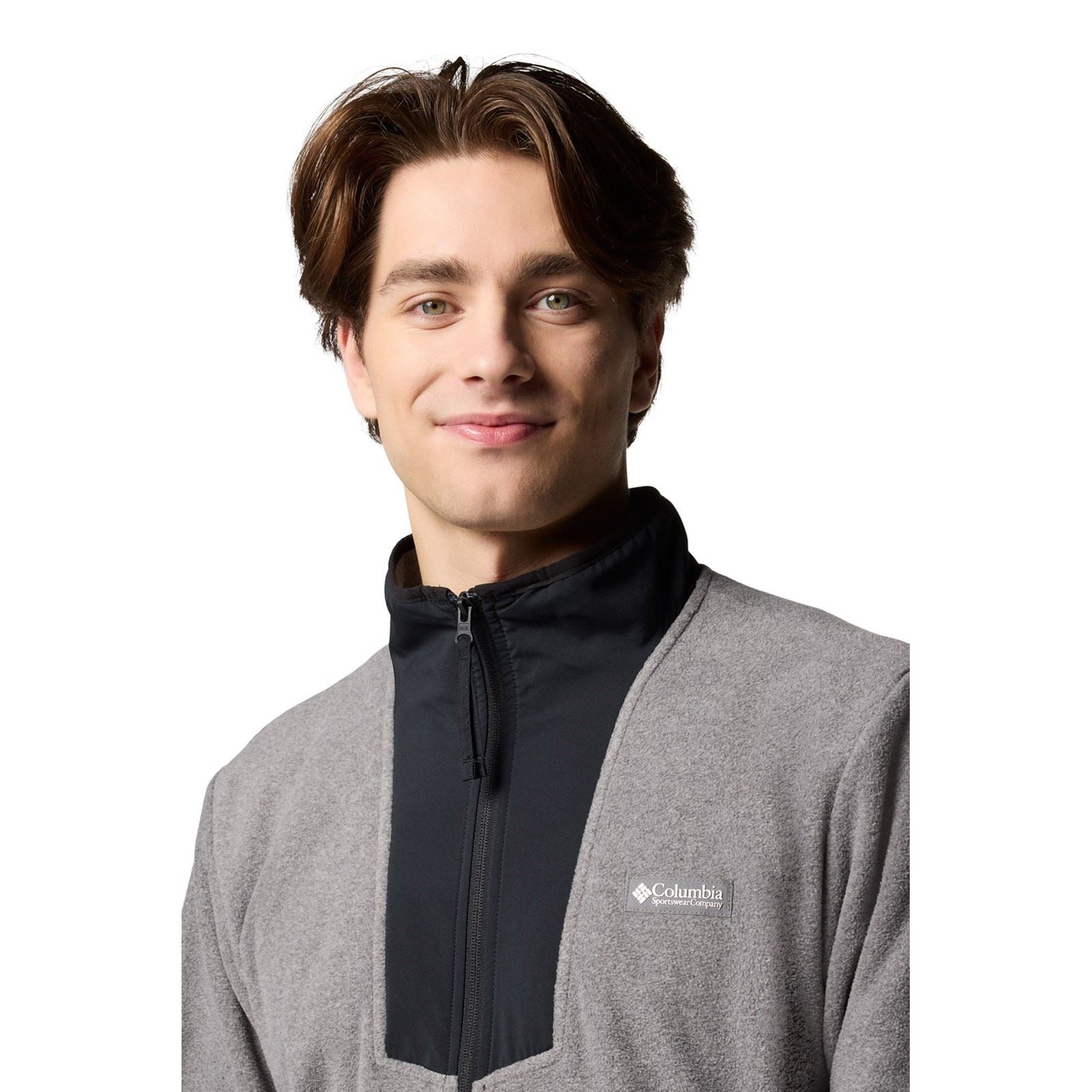 Columbia Sequoia Grove Full Zip Men's Grey Fleece Jacket