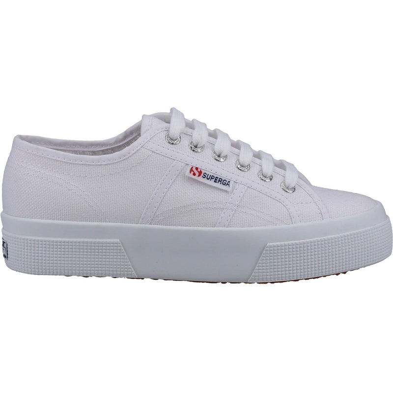 Superga 2740 Platform Cotton Women's White Sneakers