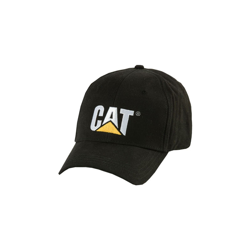 Caterpillar Trademark Cotton Unisex Adults Black Baseball Caps