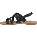 Hush Puppies Hope Leather Women's Black Sandals