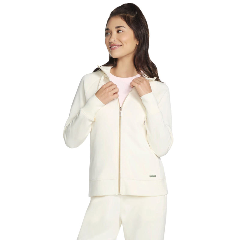 Skechers Performance Skechluxe Elevate Hooded Jacket Women's Off White Jacket