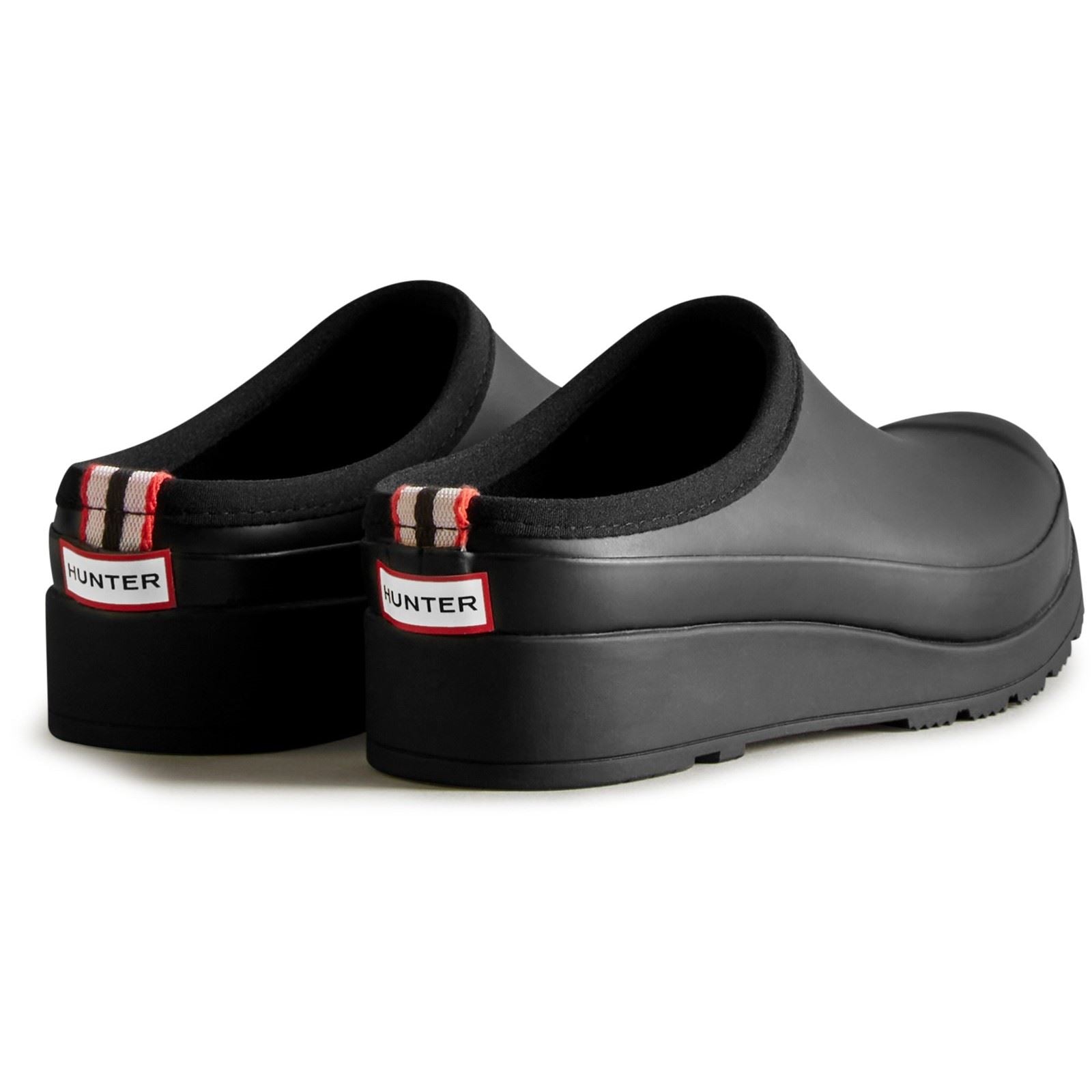 Hunter Play Clog Rubber Women's Black Garden Shoes