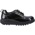 Hush Puppies Keeley Leather Girls's Black Lace-Up Shoes
