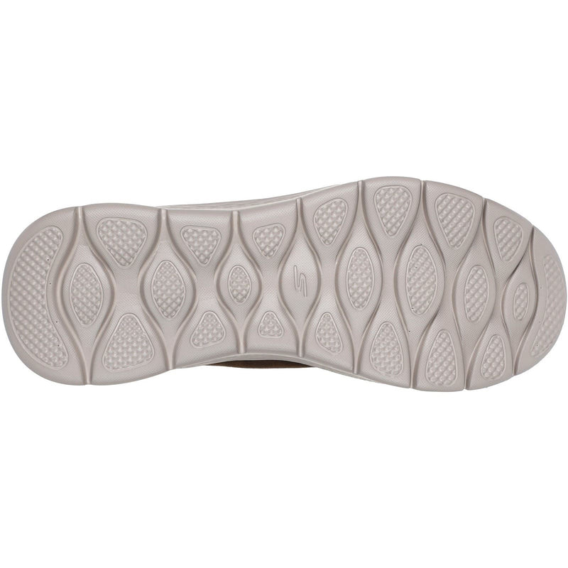 Skechers GO WALK Flex Smooth Motion Textile Men's Brown Sneakers