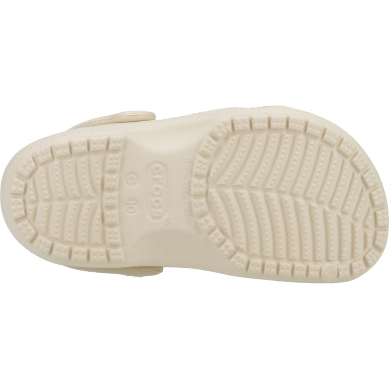 Crocs Kids' Classic Synthetic Bone Loafers