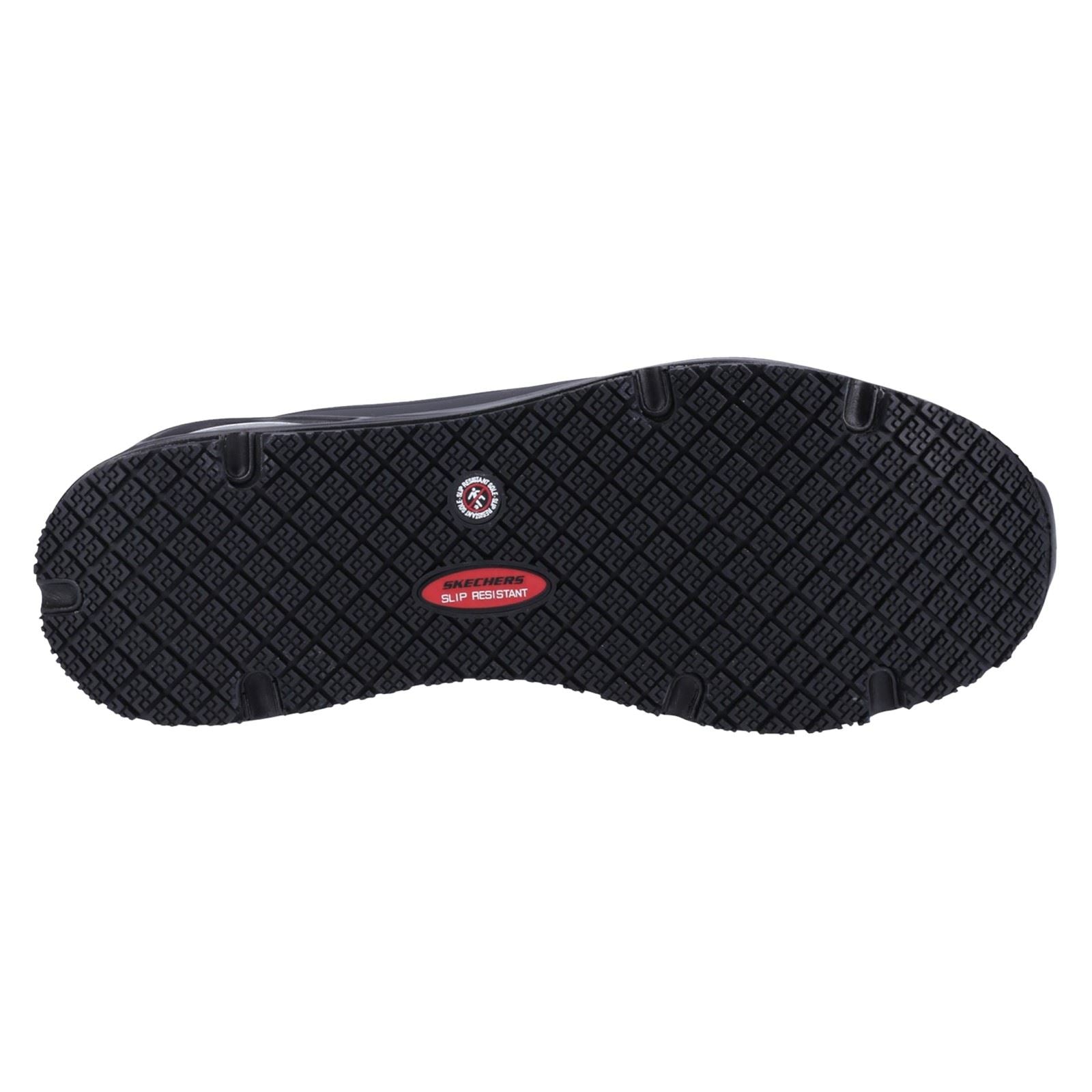 Skechers Workwear Work Relaxed Fit: Uno SR Women's Black Safety Sneakers