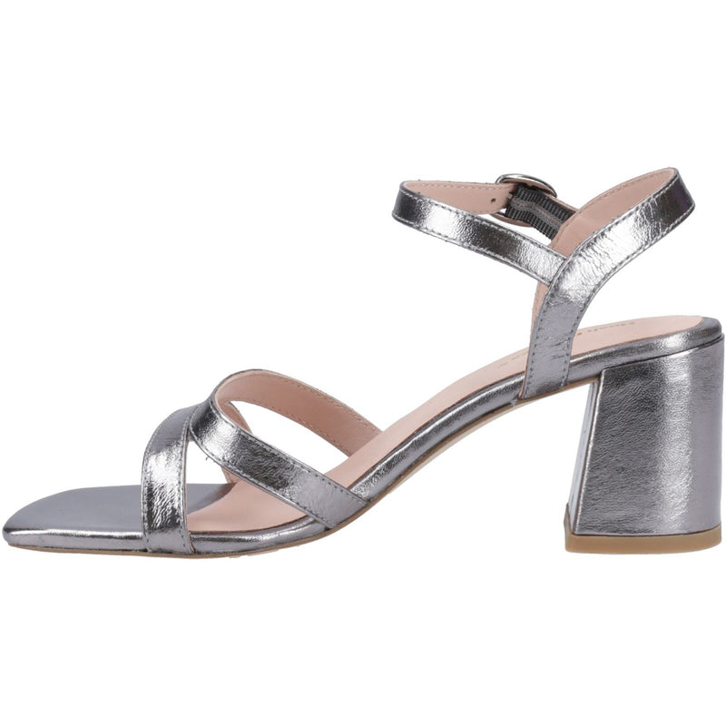 Hush Puppies Nalani Leather Women's Pewter Sandals