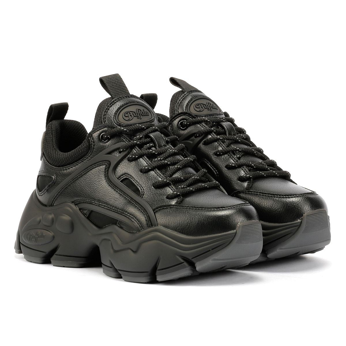 Buffalo Binary C Women's Black Sneakers