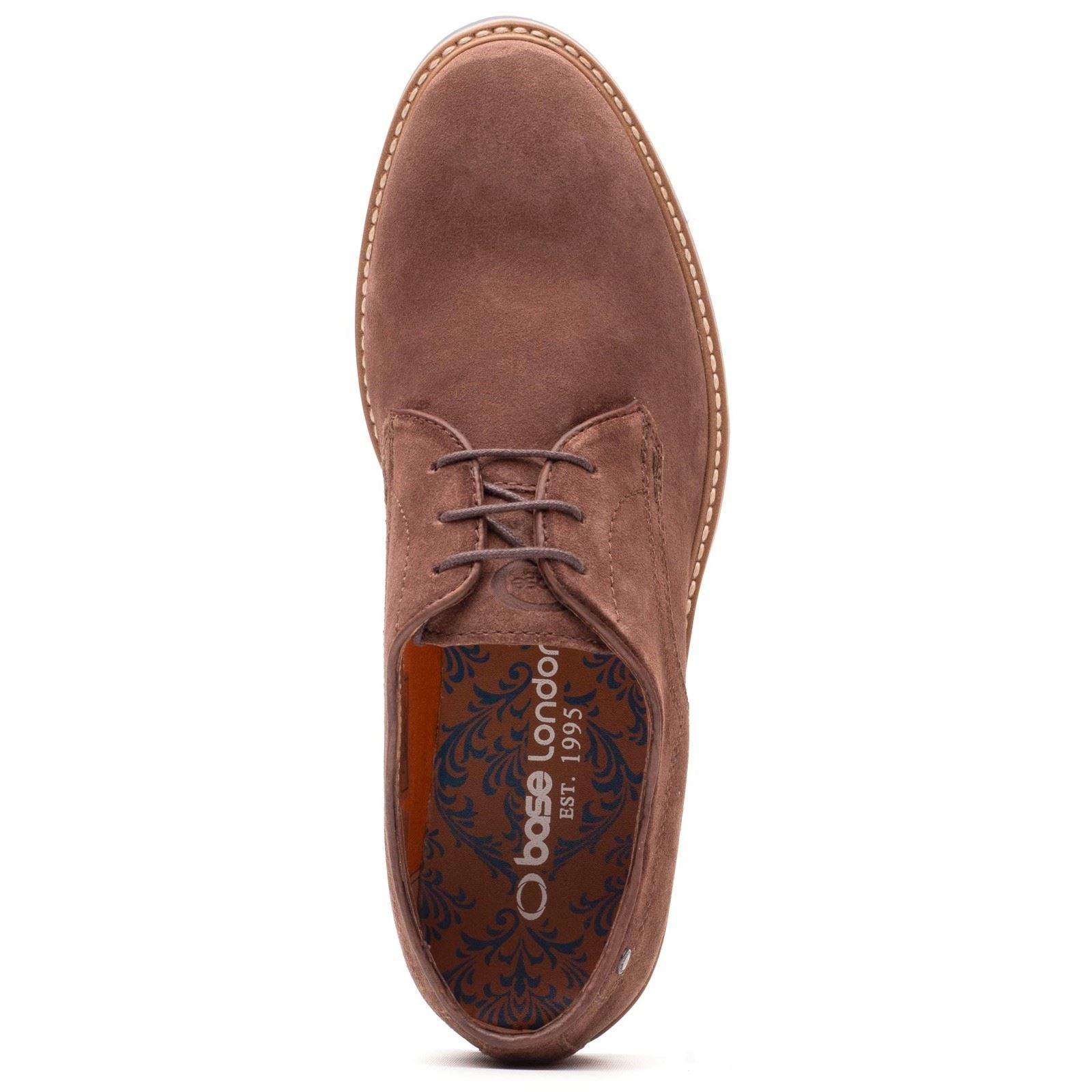 Base London Strand Leather Men's Brown Lace-Up Shoes