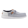 HEYDUDE Wally Funk Nu Prep Cotton Men's Princess Blue/Wood Ash Moccasins Shoes