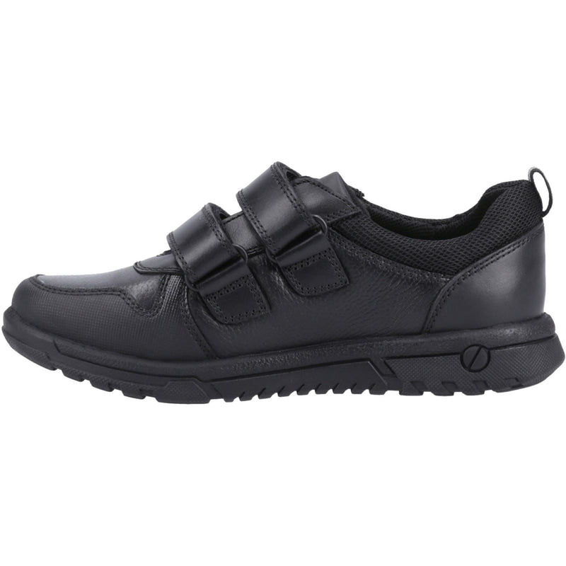 Hush Puppies Spencer Junior Leather Boys's Black Shoes