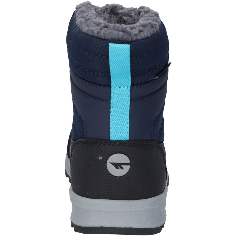 Hi-Tec Leo Nylon Bluenights/Black/Peacock Blue Winter Mid Calf Boots