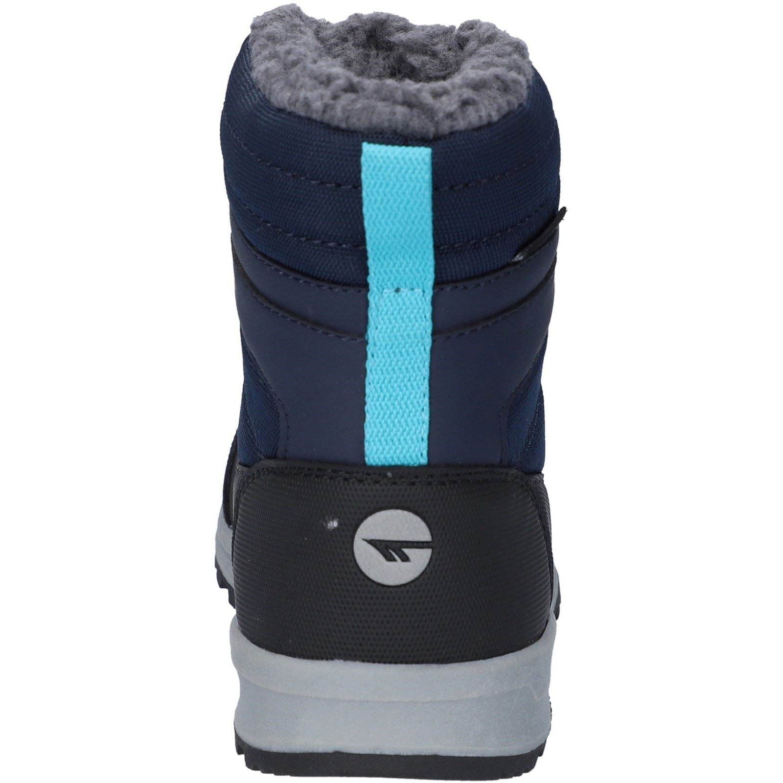 Hi-Tec Leo Nylon Bluenights/Black/Peacock Blue Winter Mid Calf Boots