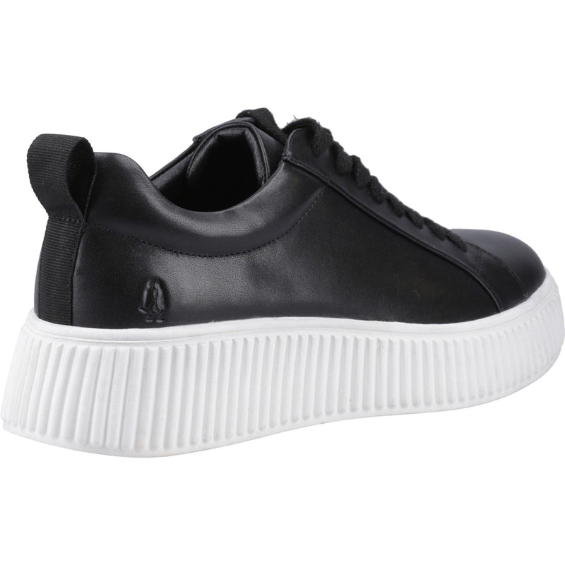 Hush Puppies Harlow Leather Women's Black Sneakers