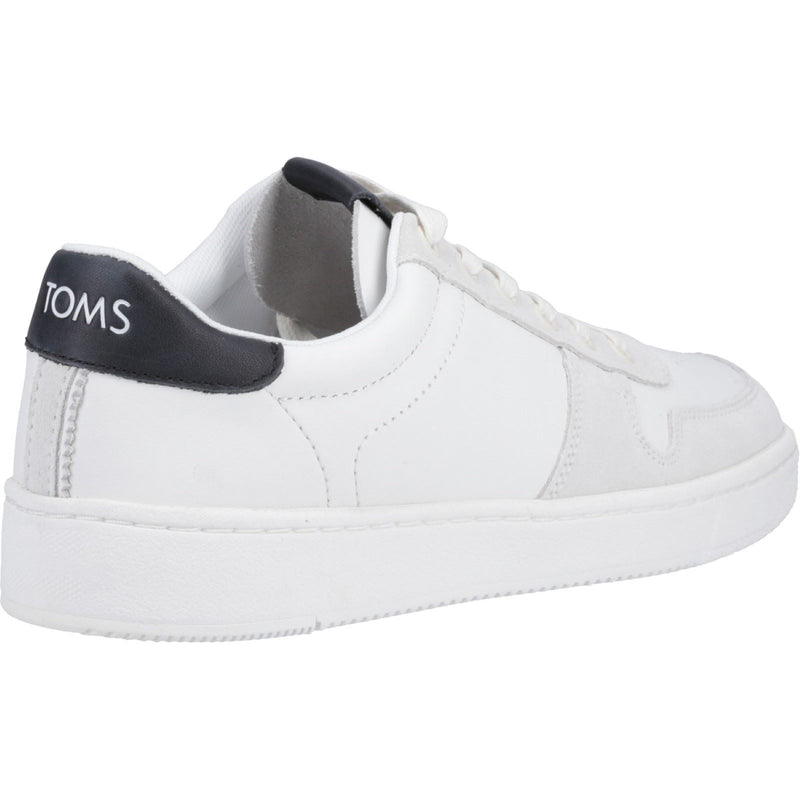 TOMS TRVL Lite Court Leather Men's White/Black Sneakers