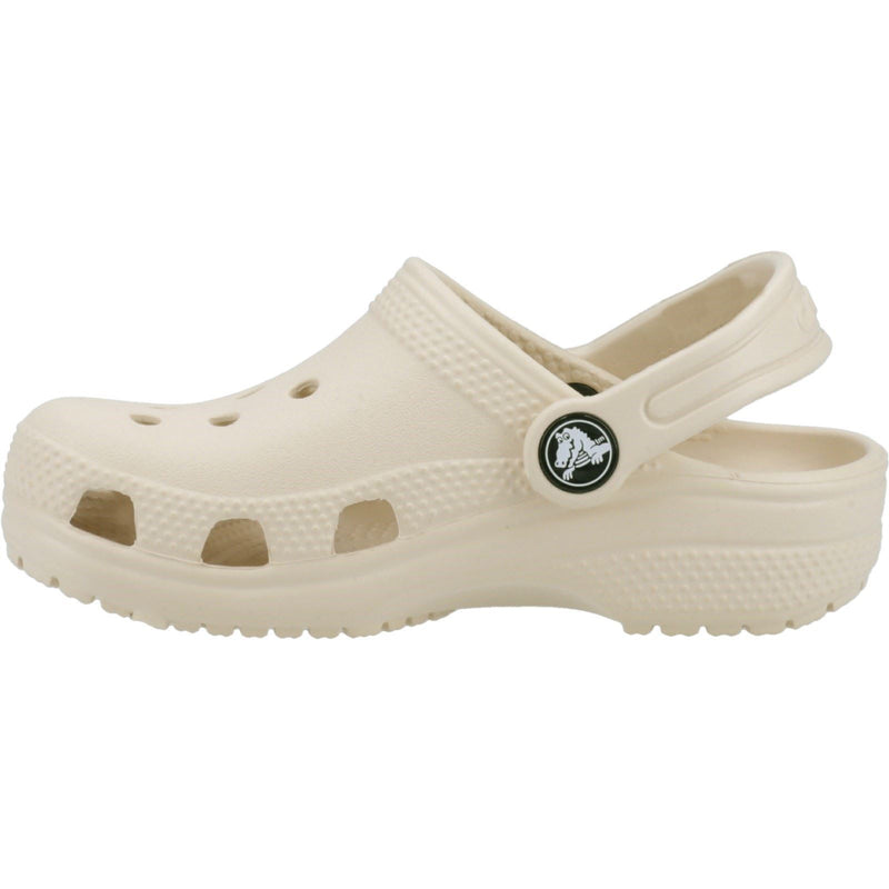 Crocs Kids' Classic Synthetic Bone Loafers
