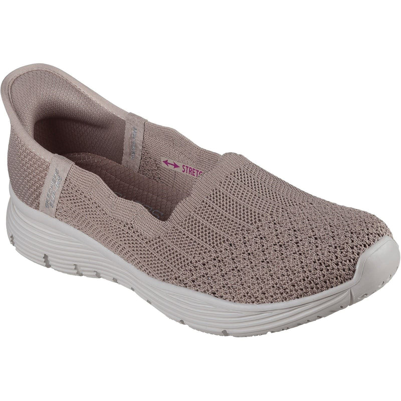 Skechers Seager Believe It Textile Women's Dark Taupe Sneakers