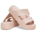 Crocs Getaway Platform H-Strap Synthetic Women's Quartz Sandals