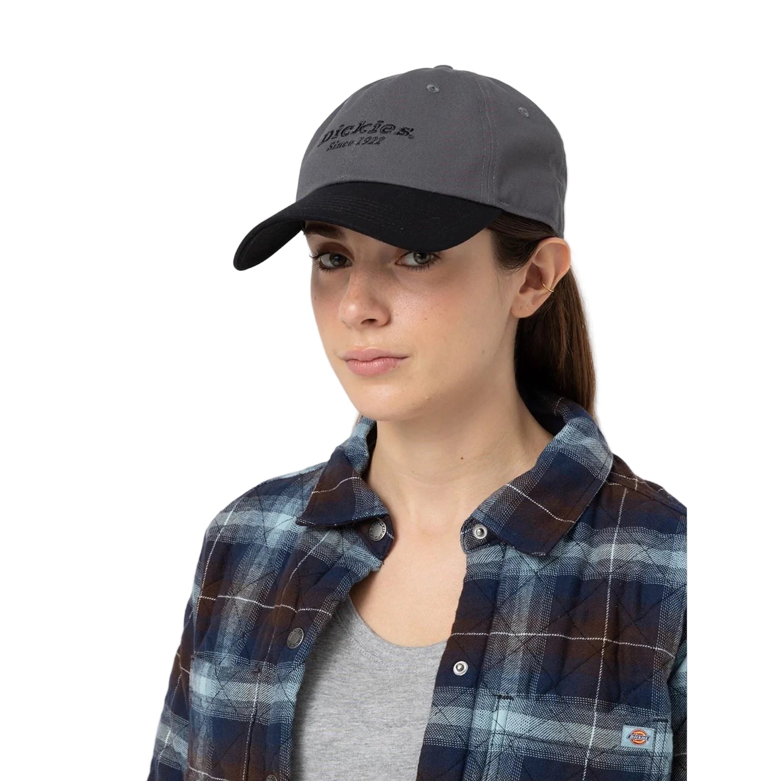 Dickies Everyday Dickies Twill Cotton Unisex Adults Grey Baseball Caps