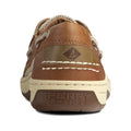 Sperry Billfish 3-Eye Leather Men's Dark Tan Boat Shoes