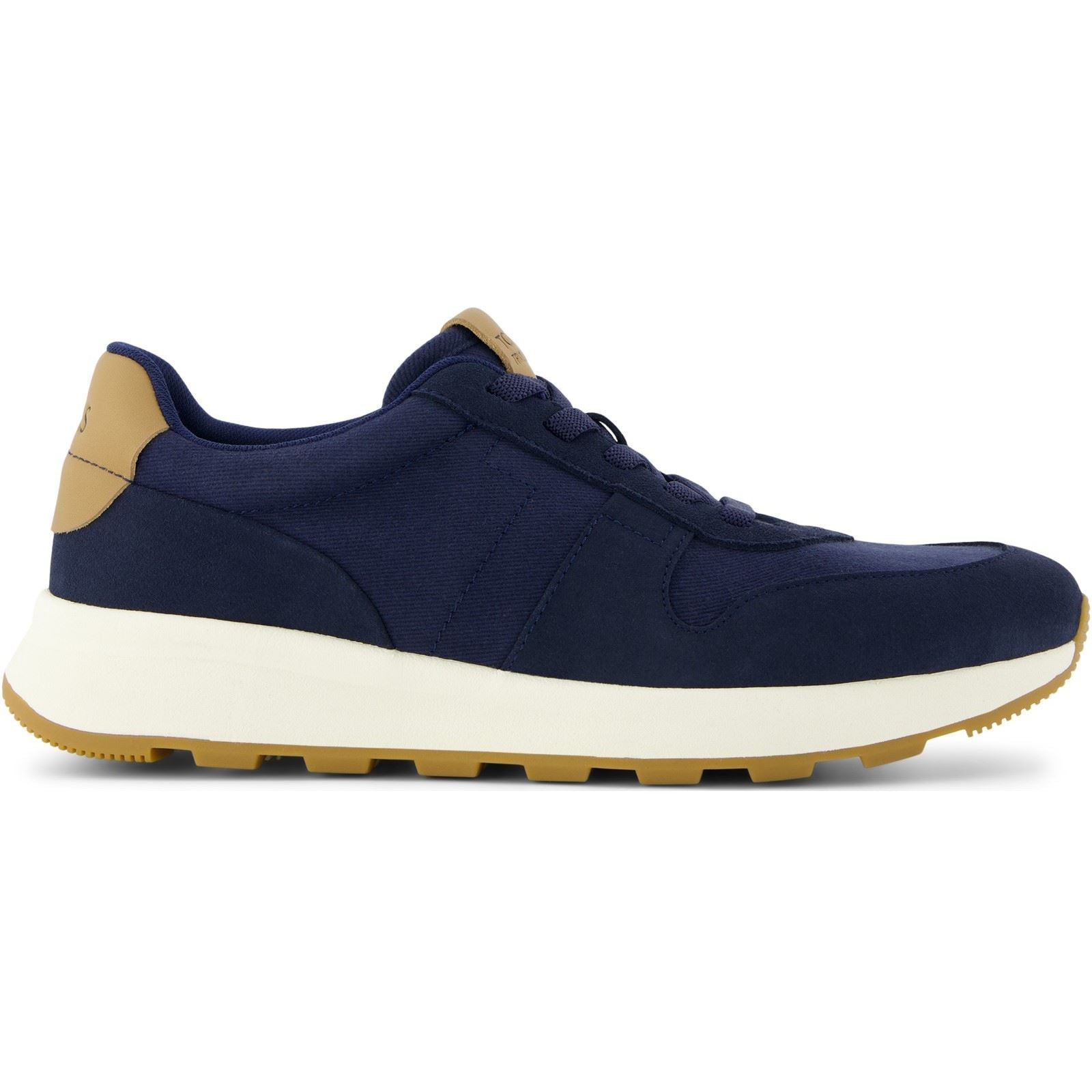 TOMS TRVL LITE Retro Leather Men's Navy Sneakers