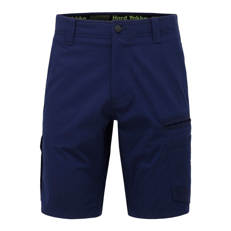 Hard Yakka Raptor Active Cotton Men's Blue Knee-Length Shorts