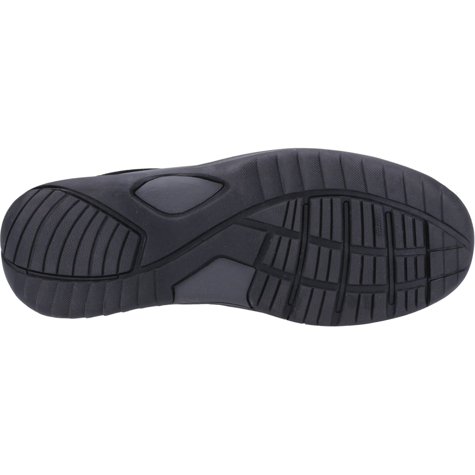 Hush Puppies Derek Leather Men's Black Lace-Up Shoes