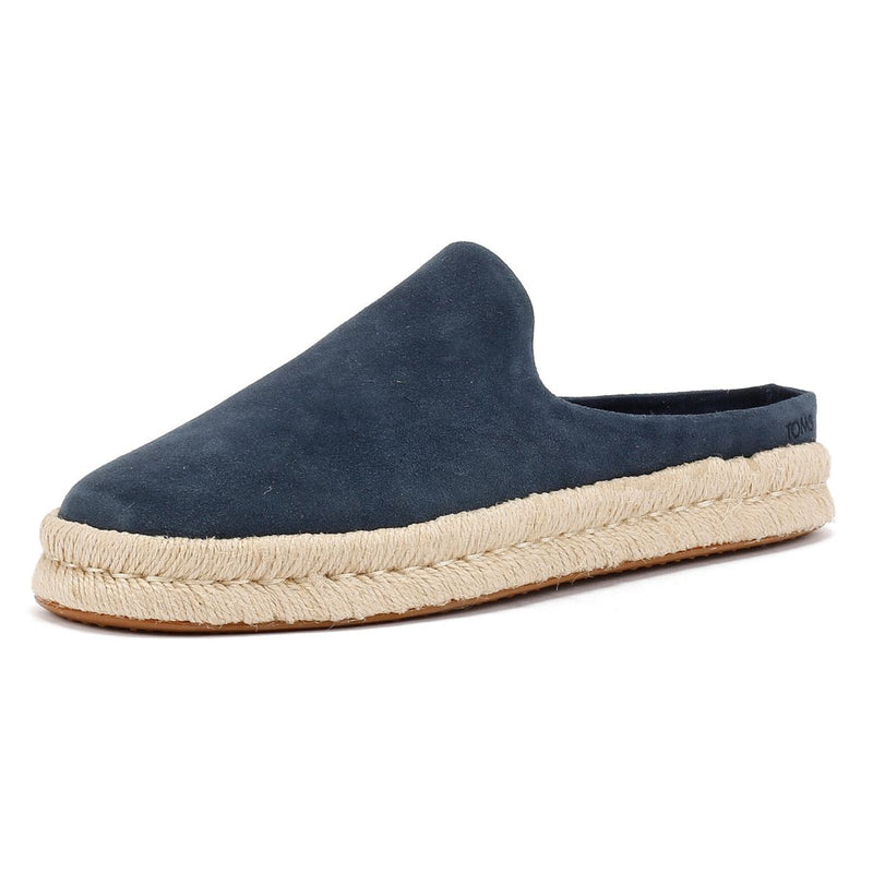 TOMS Santiago Suede Men's Navy Mules