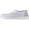HEYDUDE Wendy Eyelet Lace Cotton Blend Women's Ancient Blue Moccasins Shoes