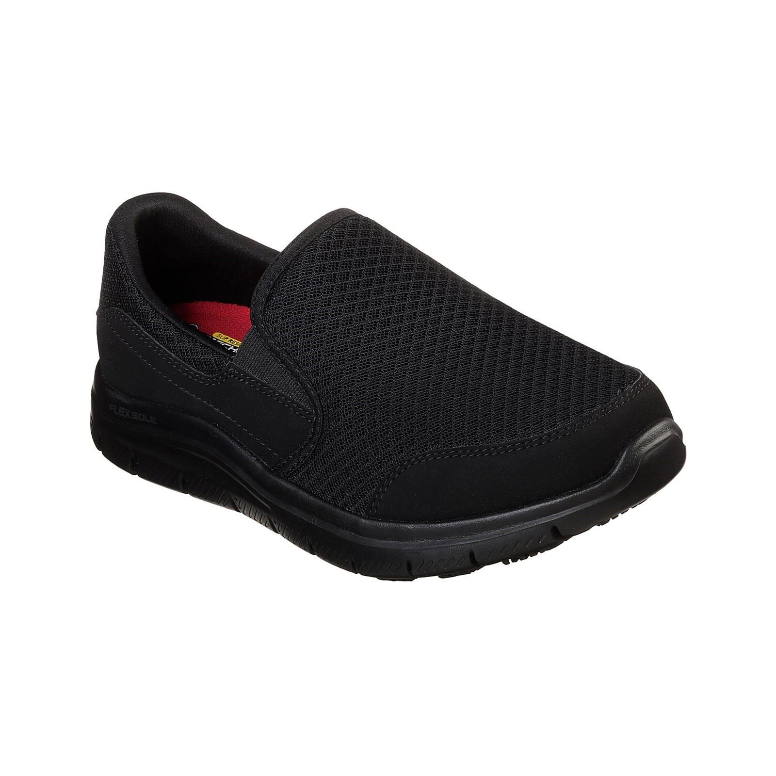 Skechers Workwear Cozard Sr Leather Women's Black Safety Sneakers