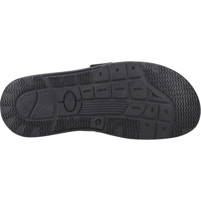 Hush Puppies Edward Leather Men's Brown Mules