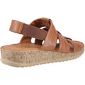 Hush Puppies Eden Wide Fit Leather Women's Tan Sandals