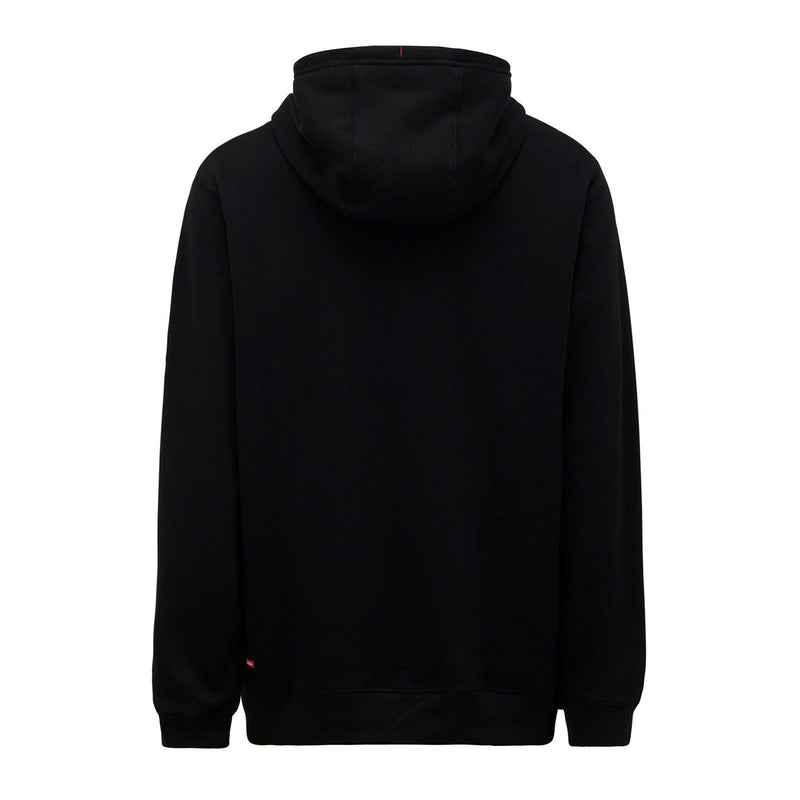 Hard Yakka Brushed Fleece Synthetic Men's Black Hooded Sweatshirt