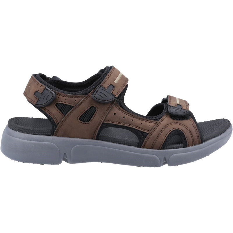 Hush Puppies Castro Synthetic Men's Brown Sandals