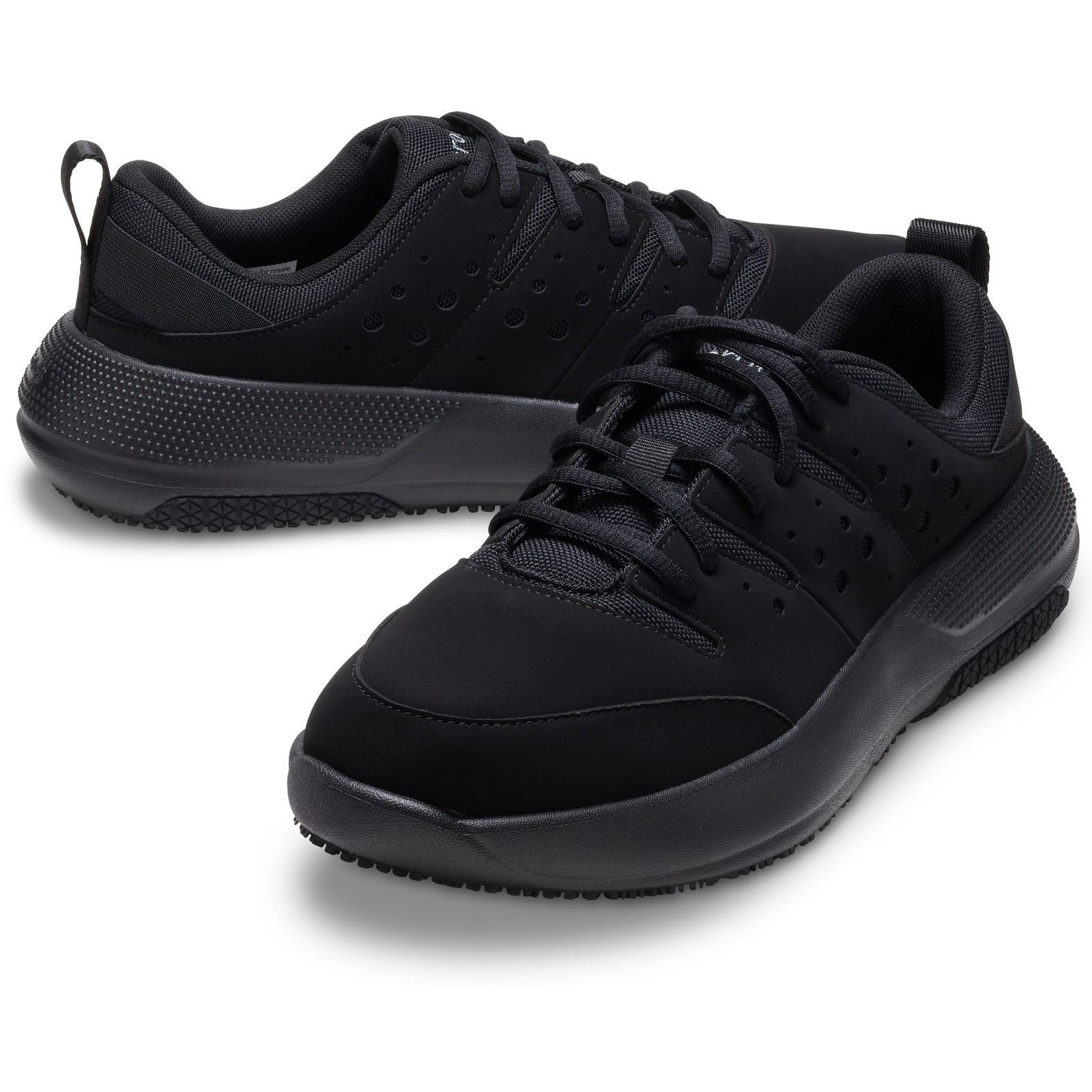 Crocs On the Clock Synthetic Men's Triple Black Sneakers