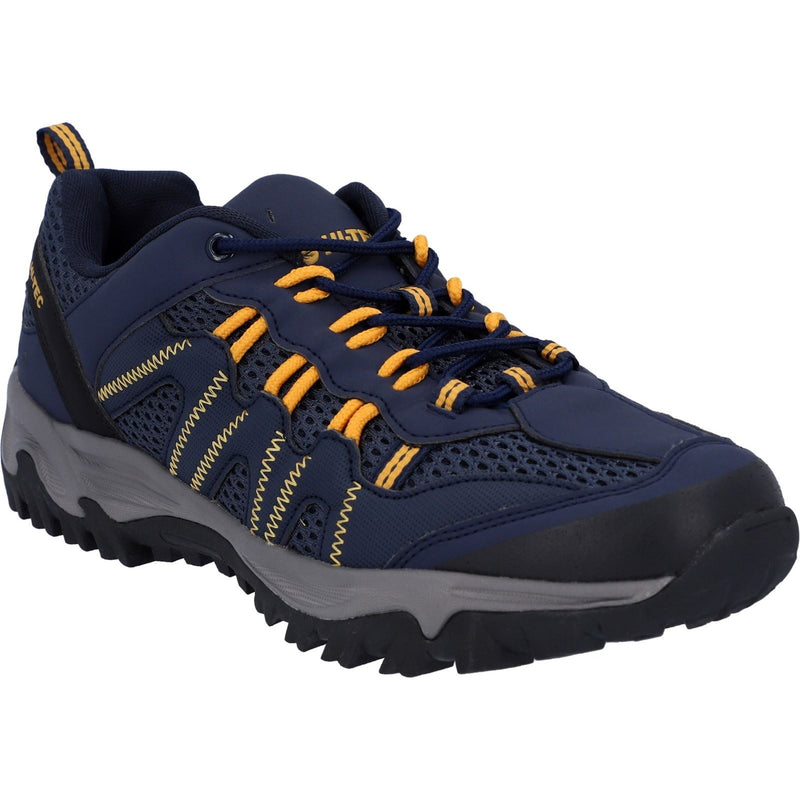 Hi-Tec Jaguar Synthetic Men's Navy/Yellow Hiking Boots